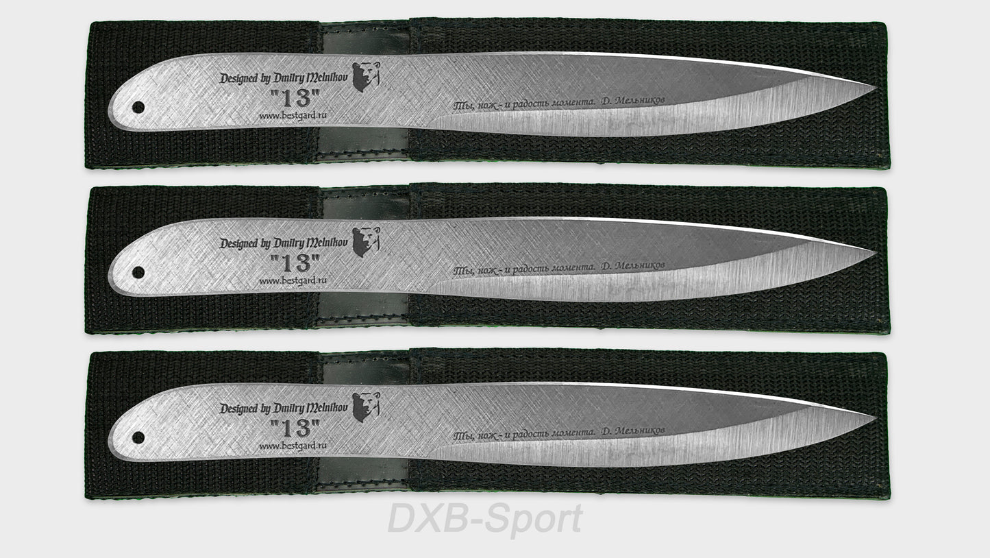 Throwing knives set "13" (3 knives)