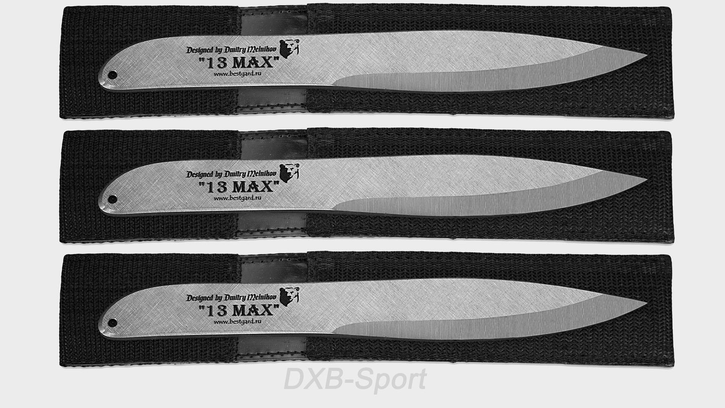 Throwing knives set "13 max" (3 knives)