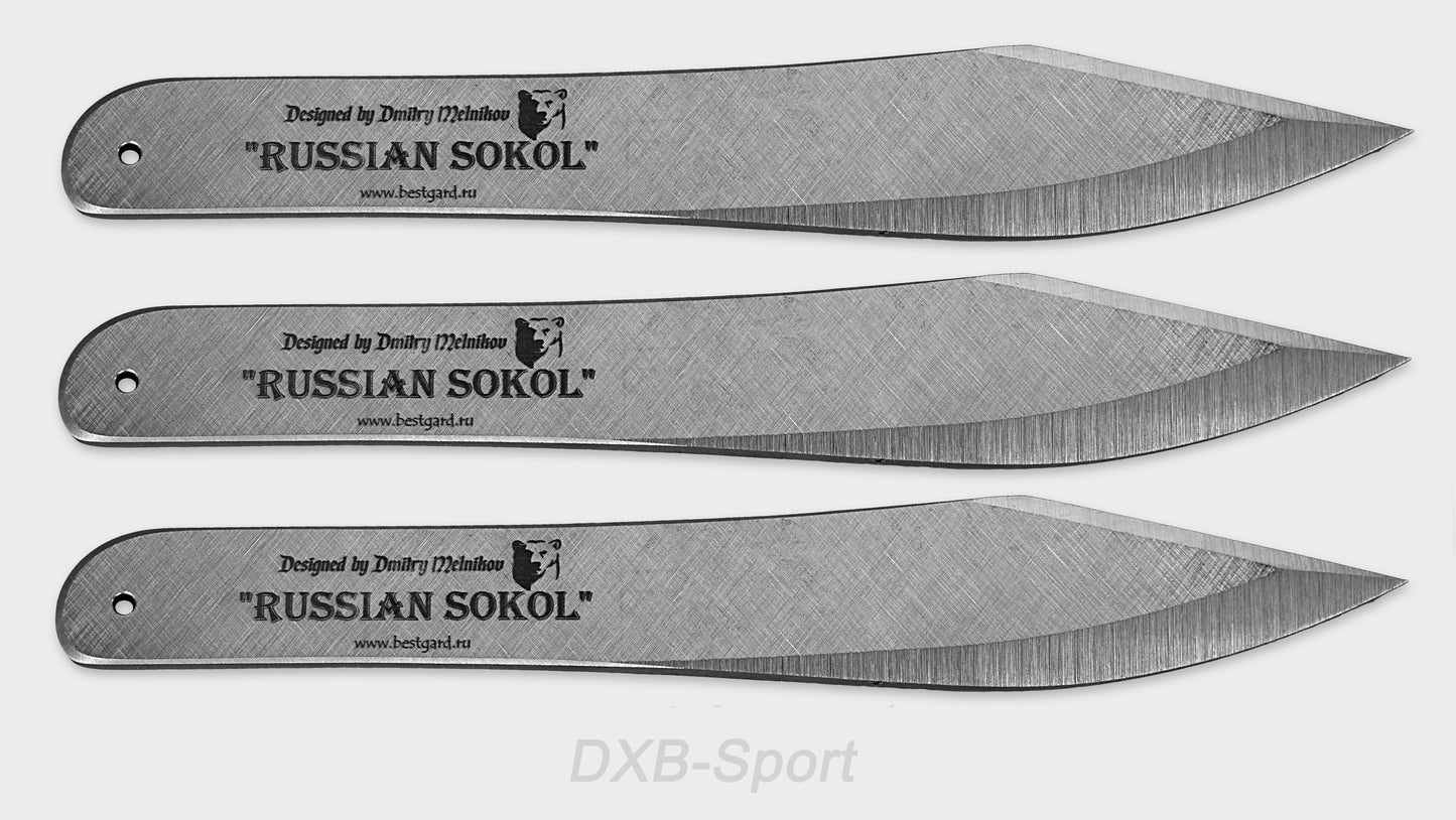 Throwing knives set "Russian Sokol" (3 knives)