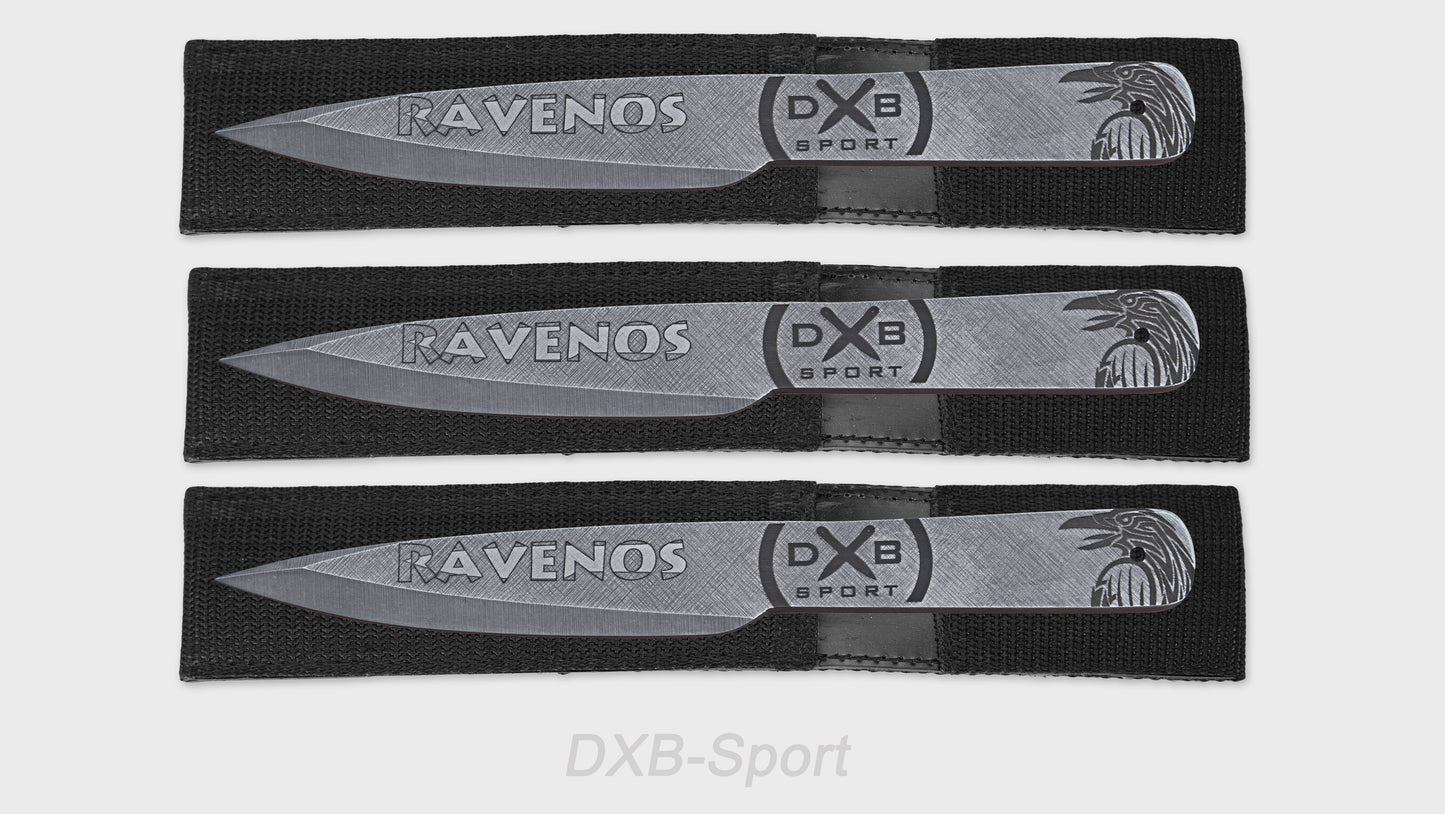 Throwing knives set «Ravenos» (3 knives)