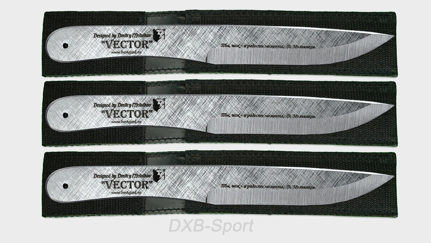 Throwing knives set "Vector" (3 knives)